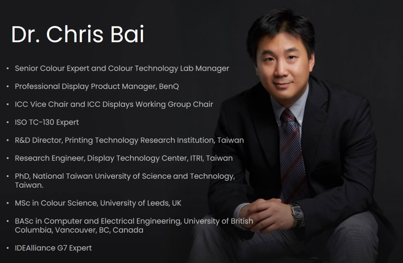 BenQ - Dr. Chris Bai