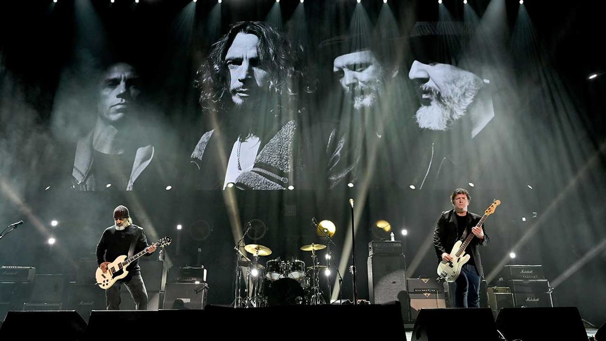 Soundgarden onstage at the Chris Cornell tribute concert