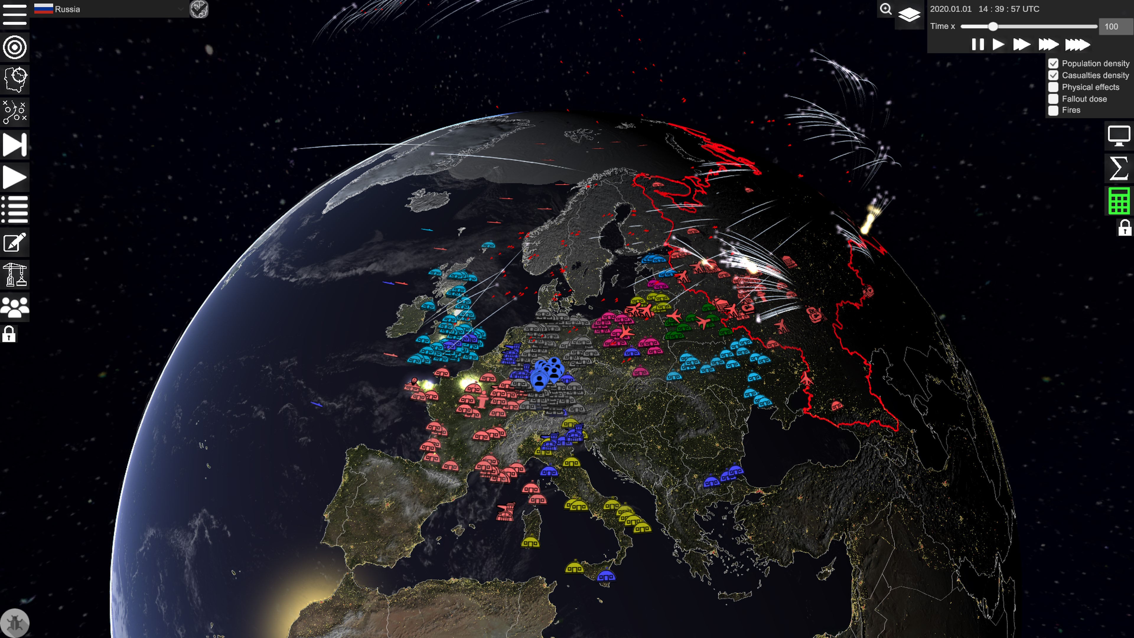 world war simulator map