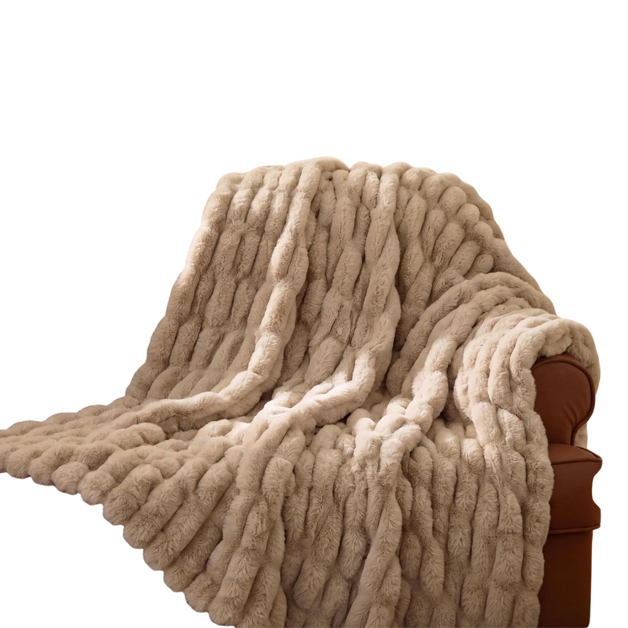 Bedsure Ultra Soft Double-Sided Faux Fur Throw Blanket