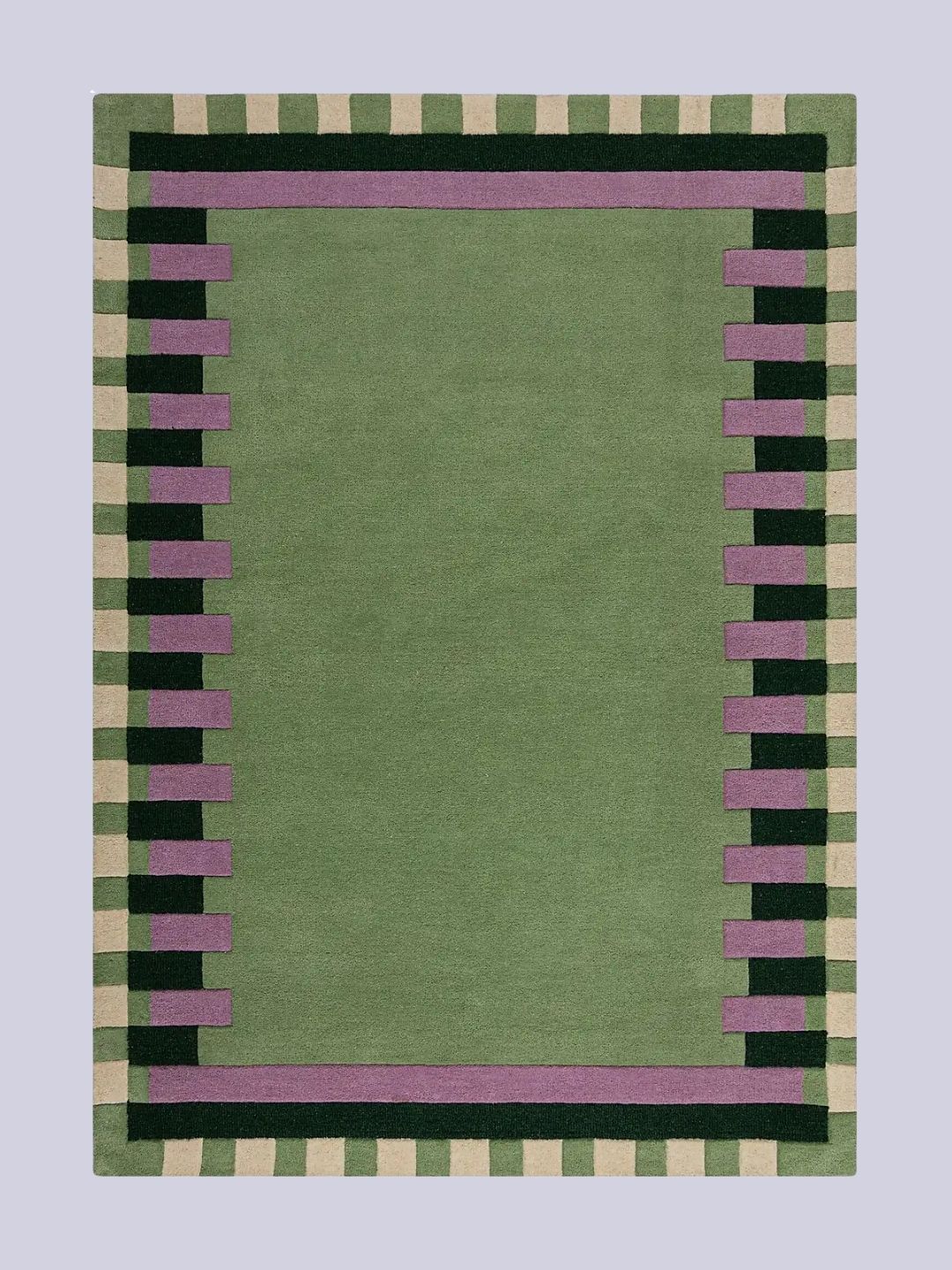 Dunelm, Kai Wool Border Rug