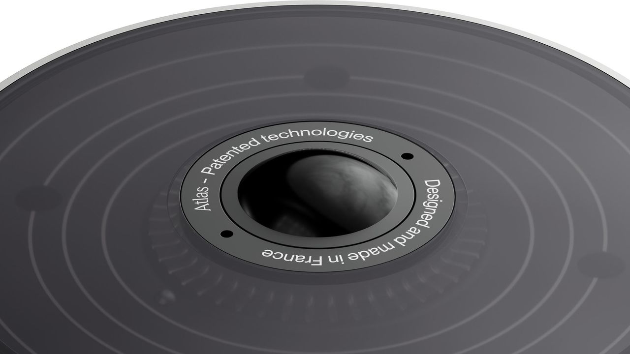 A close-up of the SkyGuard sensor on top of the Vaonis Atlas.