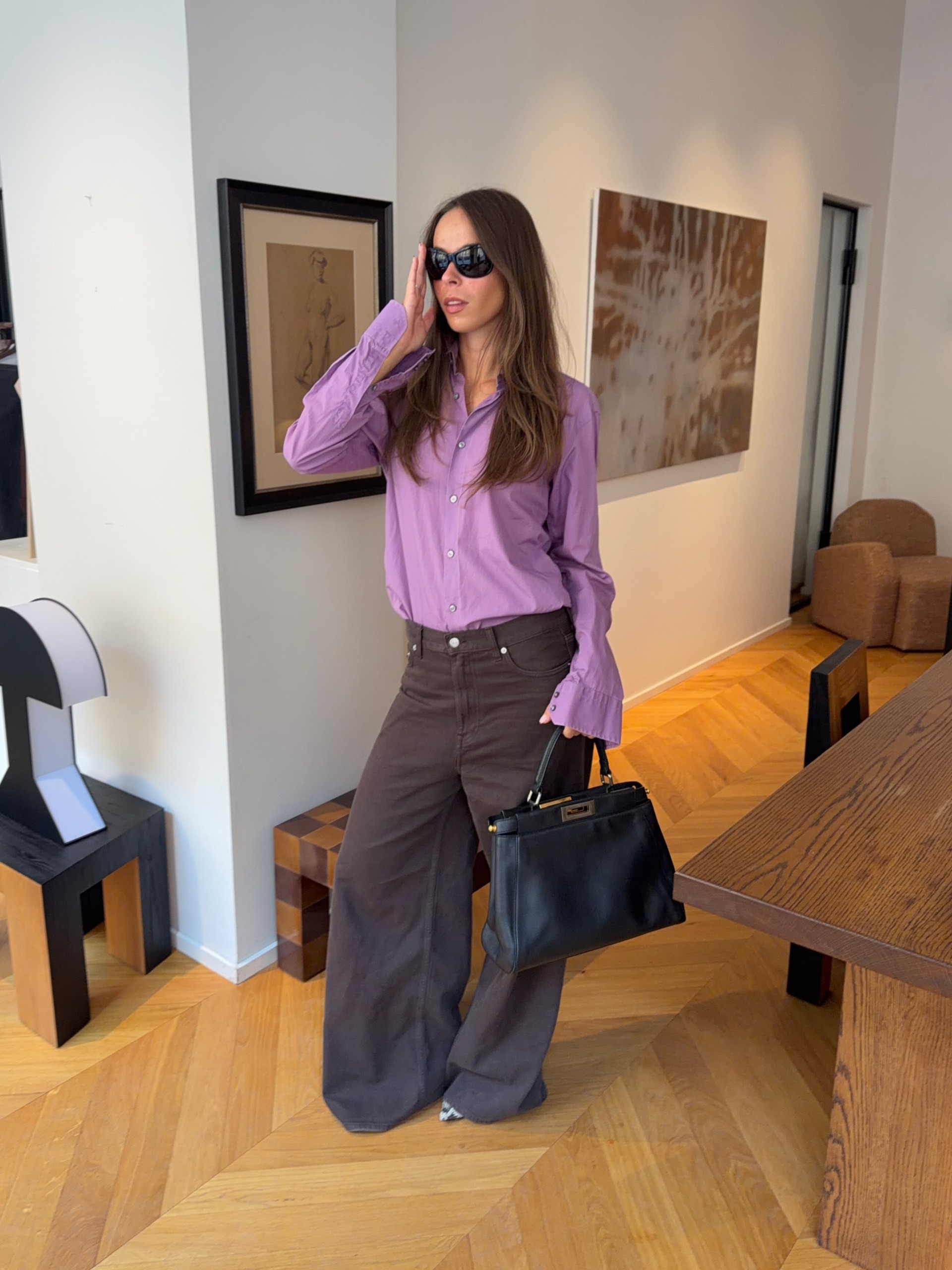 An image of a woman wearing updated fall outfit 2026