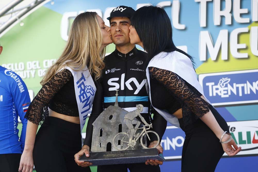 Mikel Landa (Team Sky)on the podium