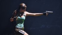 Lara Croft with her dual pistols in Tomb Raider: Legacy of Atlantis