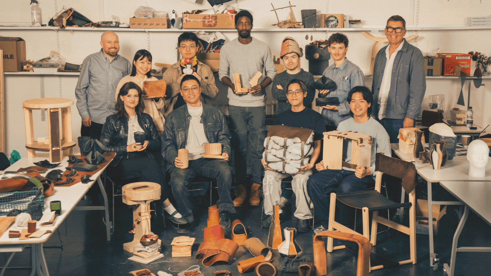 A rotating gif spotlighting design collectives, innovative designs, and showrooms.