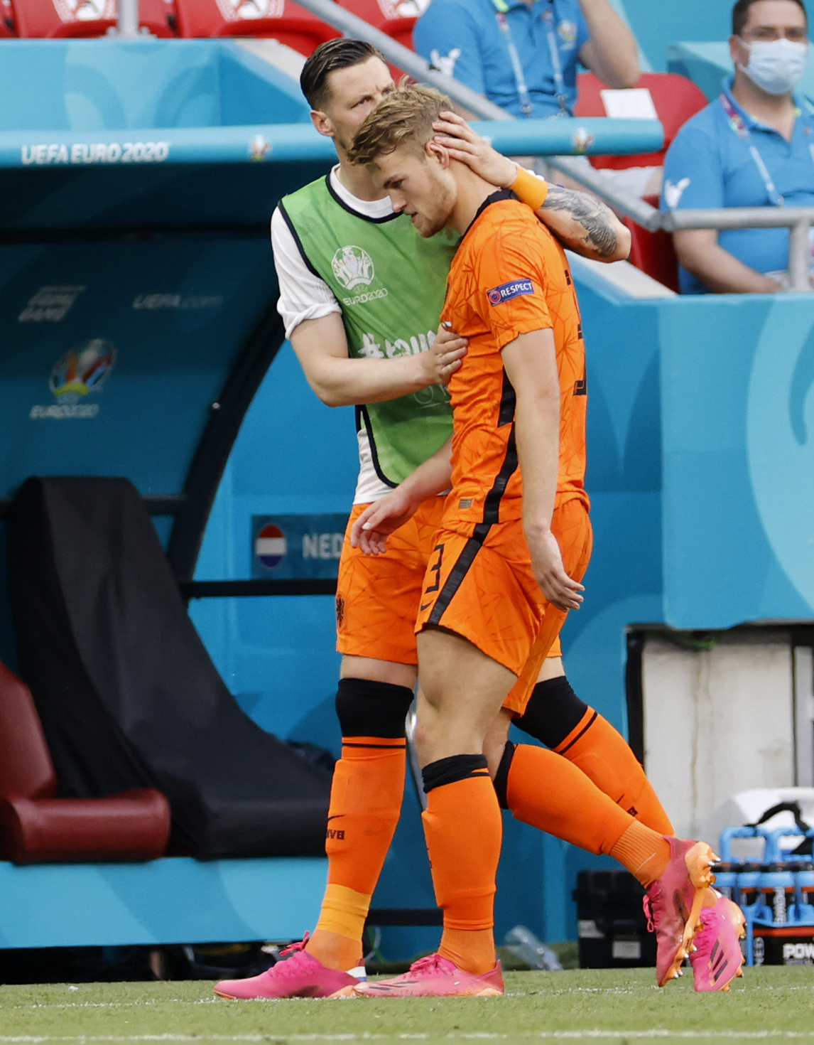 Holland crumbled after Matthijs de Ligt was sent off