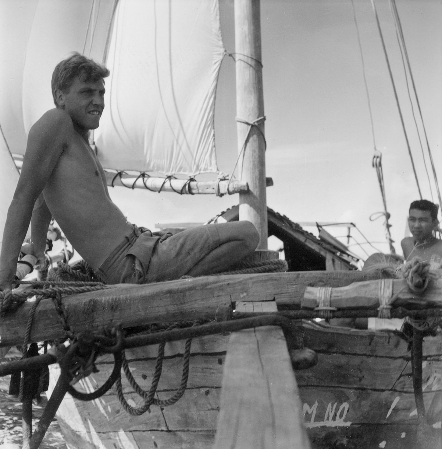 David Attenborough as a young man