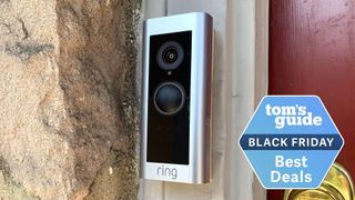Ring Video Doorbell Pro 2 mounted on a doorframe