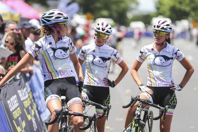 The Vanderkitten riders ready to roll out.
