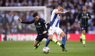 City's FA Cup semi-final against Brighton proved a tough contest