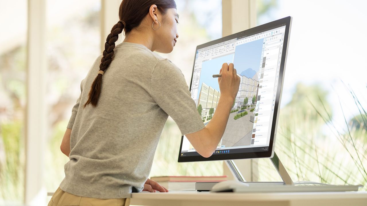 Surface Studio 2 plus promotional material