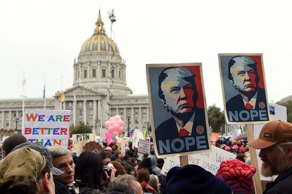 The Women's March on in San Francisco