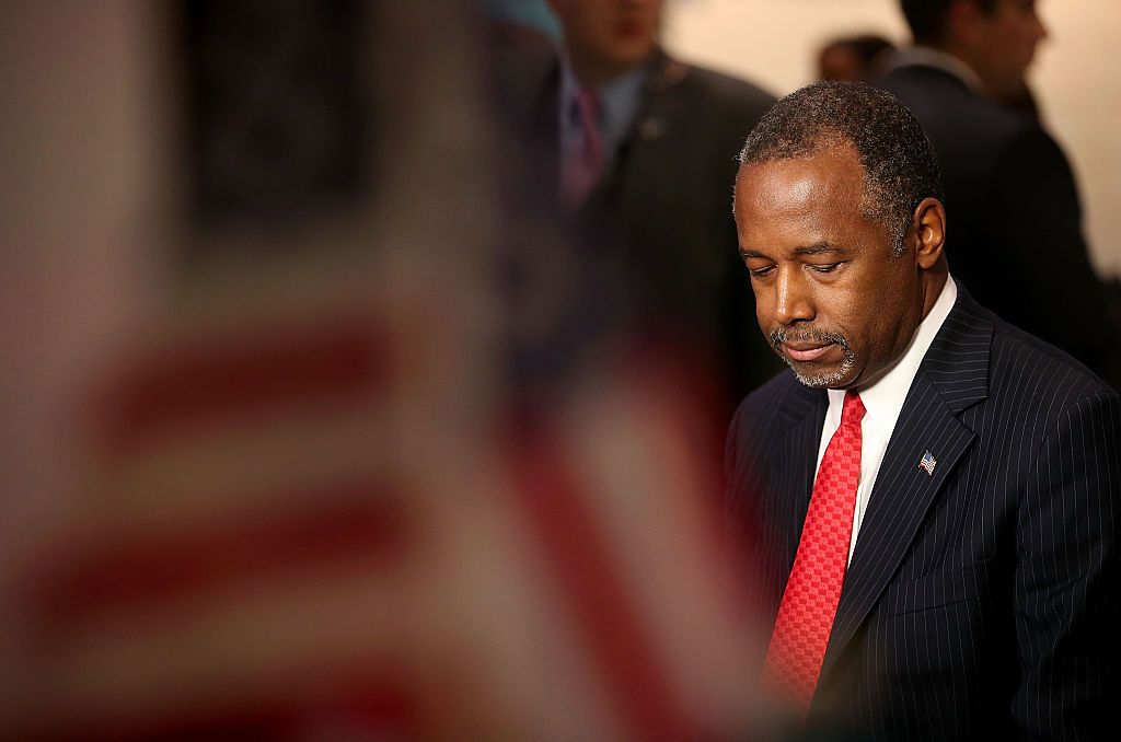 Republican presidential candidate Ben Carson