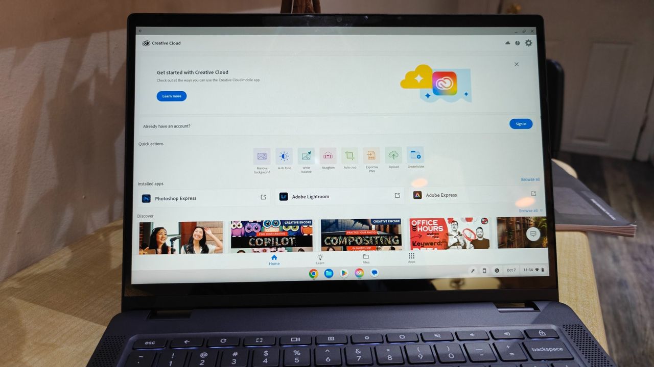 Close up of a laptop display showing a webpage