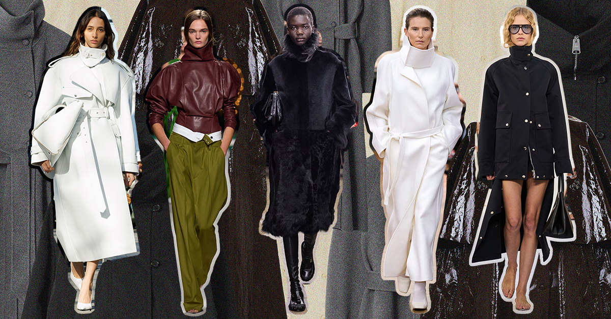 How to Wear the Funnel-Neck Outerwear Trend Like the Runways | Who 