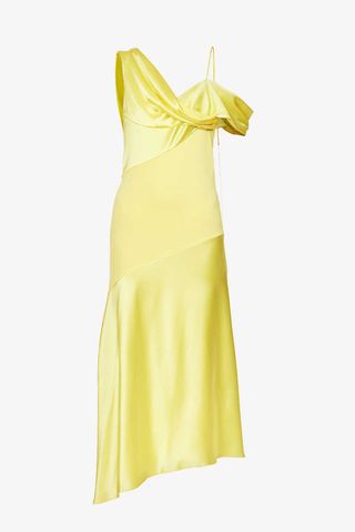 Yellow dress perfect for spring summer occassions