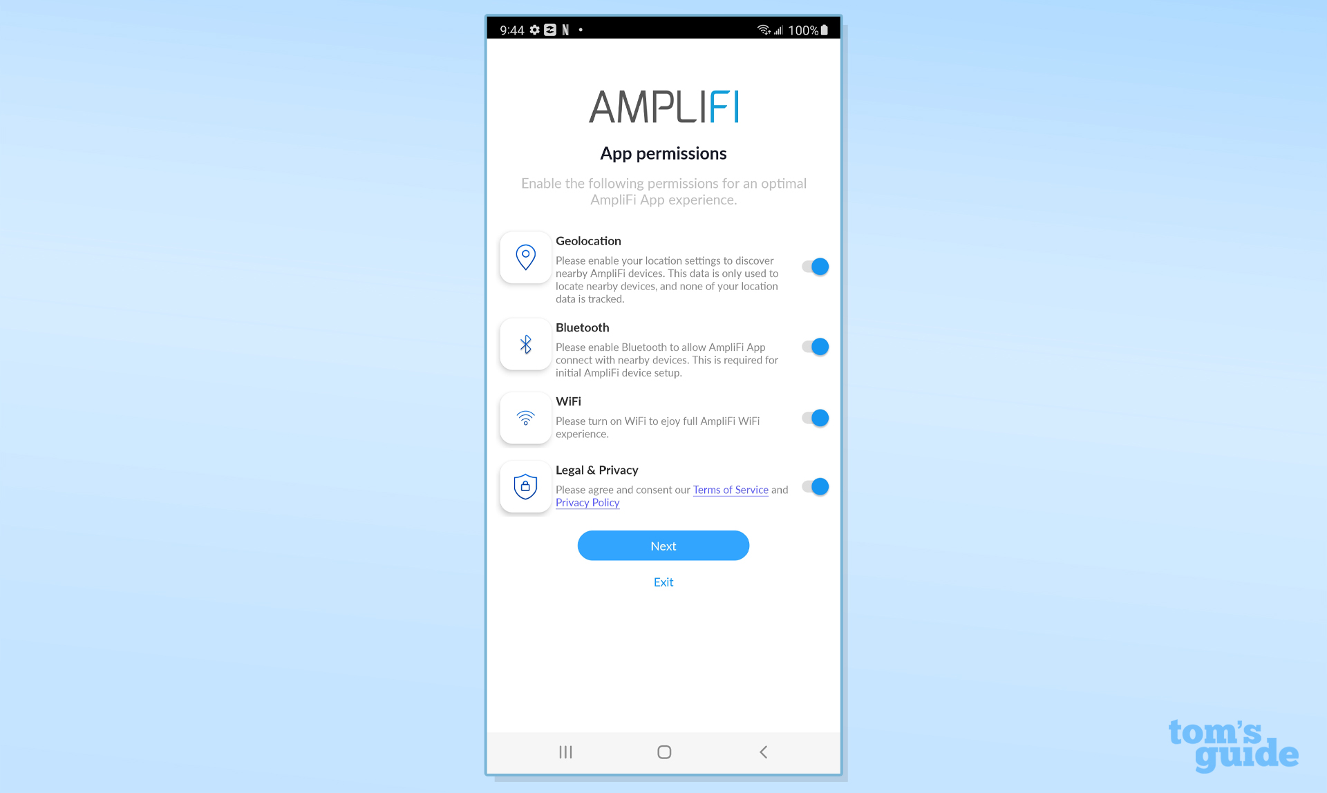 Amplifi Alien app screenshot