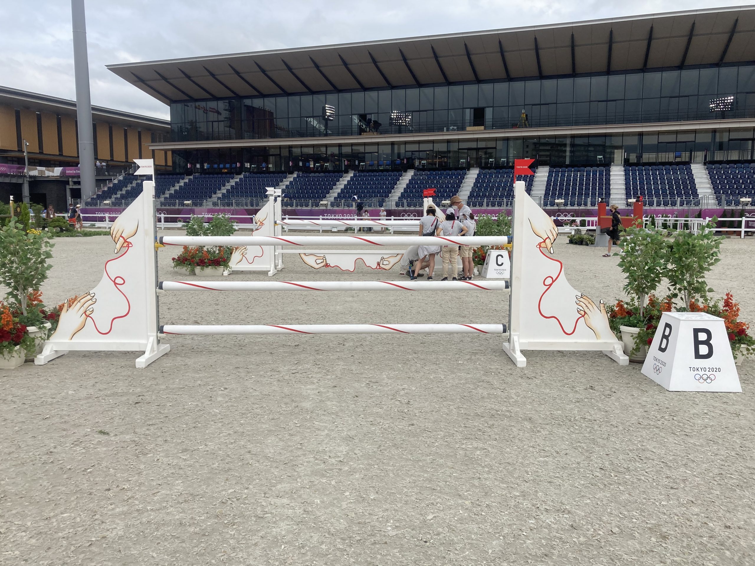 Olympic eventing showjumping
