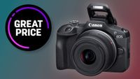 Canon EOS R100 with the text "Great Price"