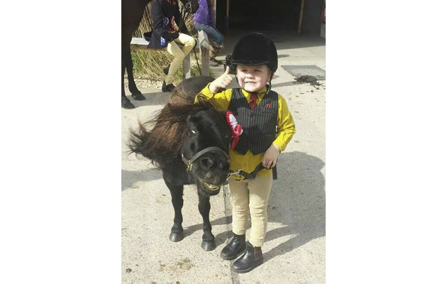 Reece, 4, and Princess