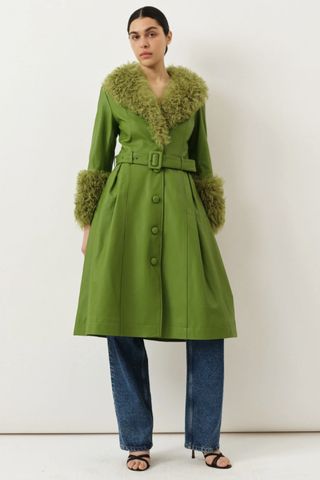 Saks Potts Foxy Shearling Coat