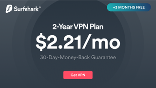 Surfshark exclusive deal - 3 months free on a 2-year plan