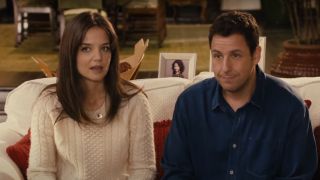 Katie Holmes and Adam Sandler in Jack and Jill