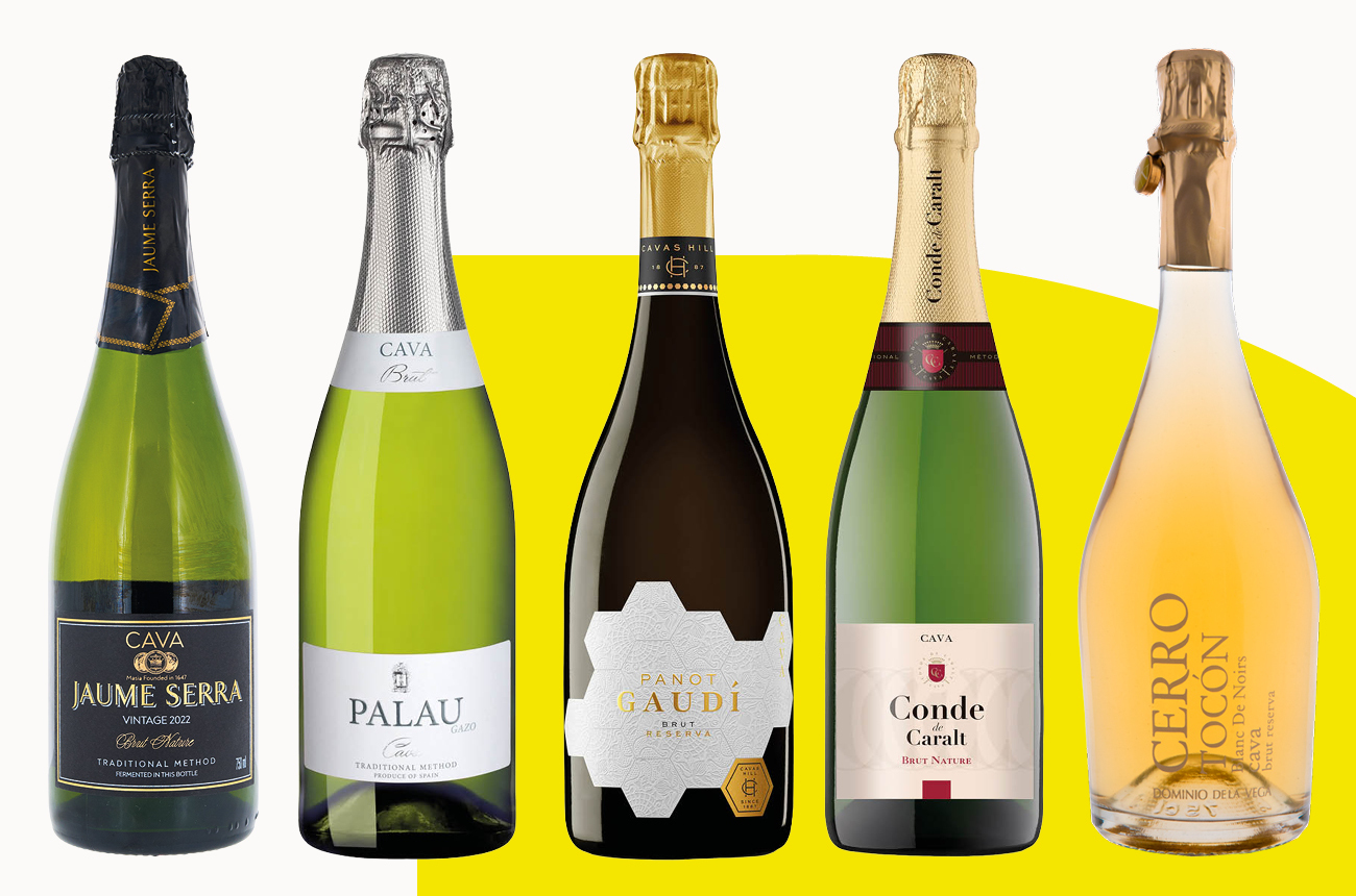 Bottles of Cava