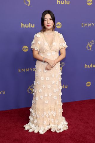 Maya Erskine attends the 76th Primetime Emmy Awards at Peacock Theater on September 15, 2024 in Los Angeles, California.