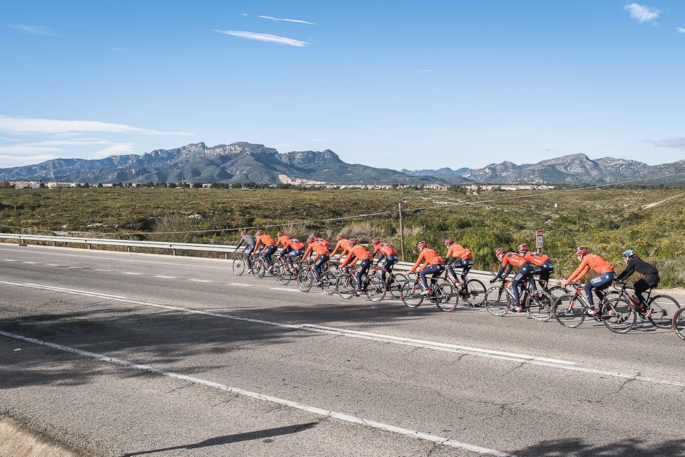 Bahrain-Merida riders train in Catalunya