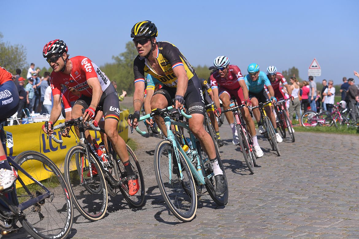 Lars Boom at Paris-Roubaix