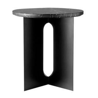 black side table from lumens