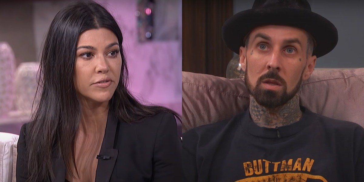 screenshot Kourtney Kardashian and Travis Barker