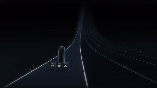 Peloton Lanebreak looped video