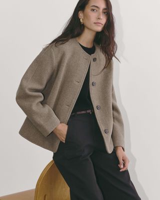 The Cocoon Coat in Wool