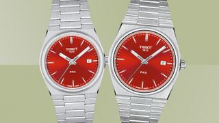 Tissot PRX Quartz red dial