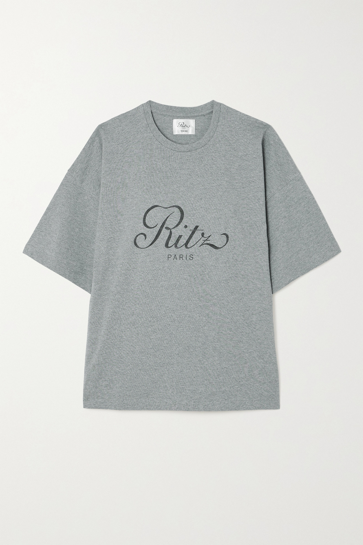 + Ritz Paris Oversized Printed Cotton-Jersey T-Shirt