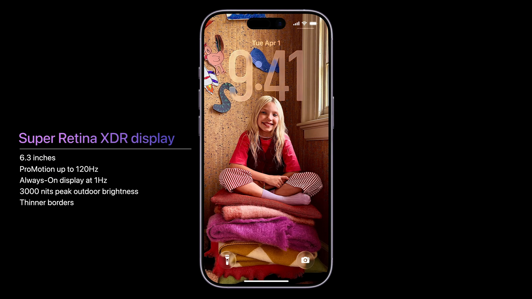 Screenshot from Apple's September 2025 event