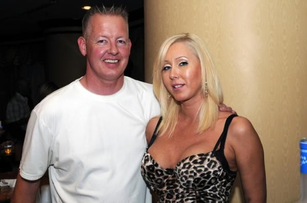 Sinclair owner and Party Host Lance Donnell with Bartender Extraordinaire Gwynna