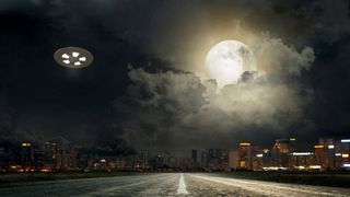 After Effects tutorials: UFO scene