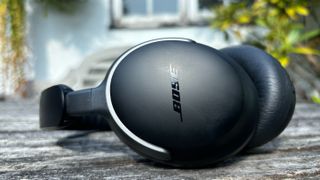 Bose QuietComfort Ultra Headphones in black on a table