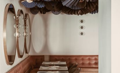 Ora restaurant interior design by T.ZED Architects, Kuwait City, Kuwait