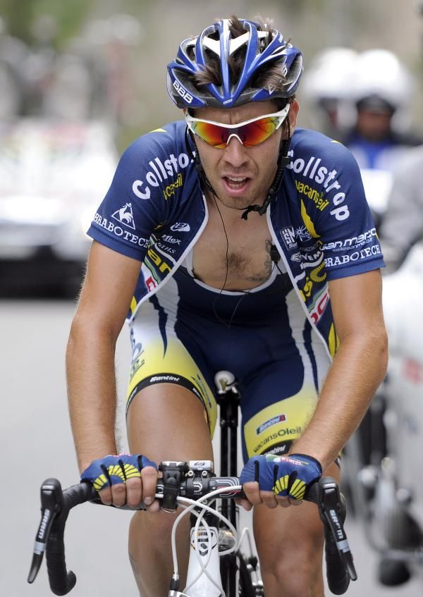 Thomas De Gendt (Vacansoleil-DCM Pro Cycling Team) had a long but good day off the front.