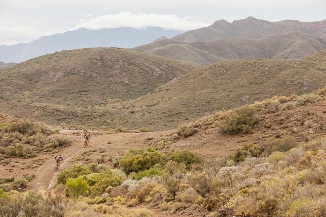 Racers during stage 2