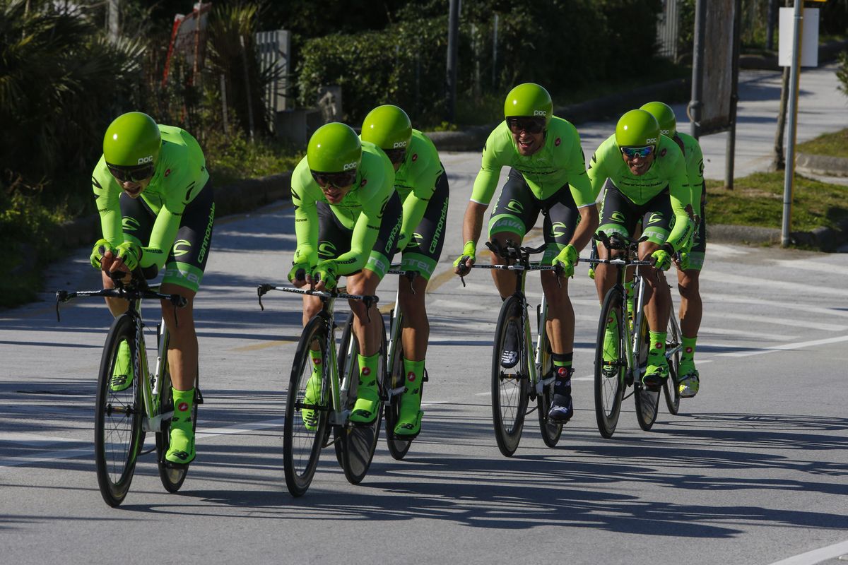 Cannondale in the Tirreno-Adriatico team time trial