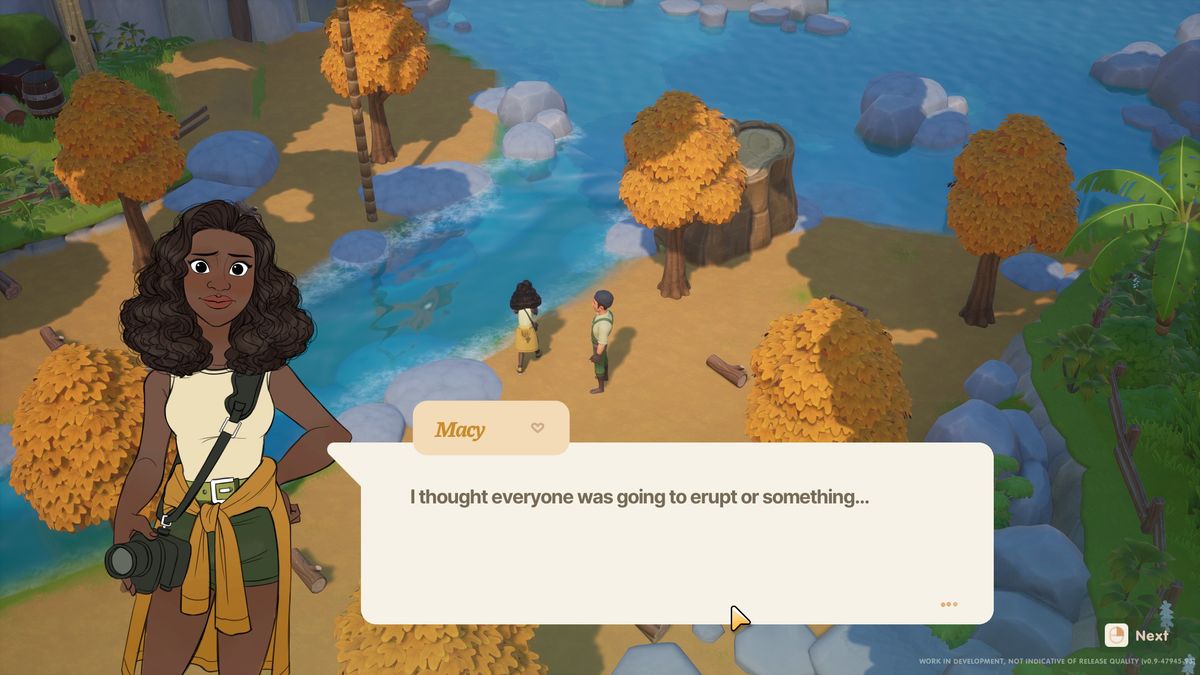 Person in a life farming sim