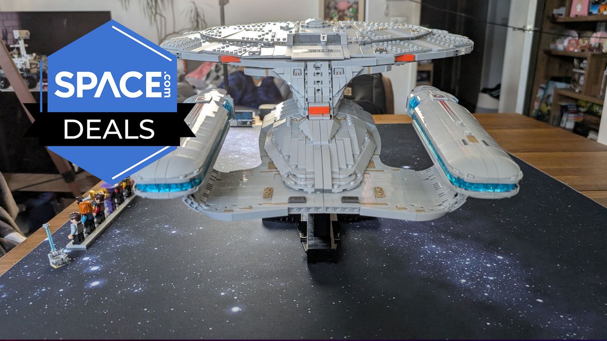 Beamed up for the holidays, grab a freebie with Lego's USS Enterprise