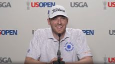 Matt Vogt speaks at a US Open press conference