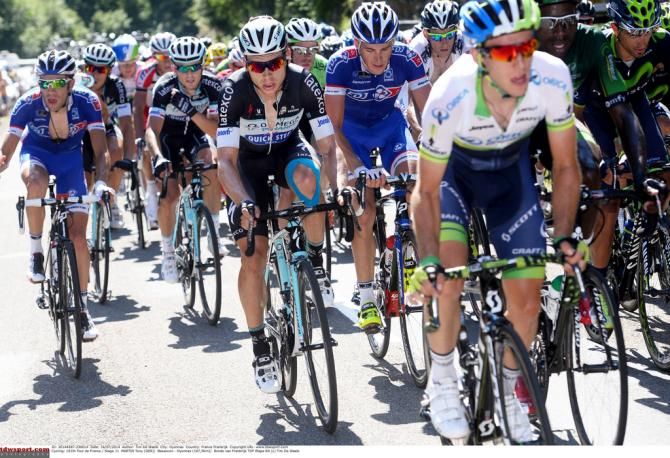 No breakaway attempt by Tony Martin (Omega Pharma-Quick Step) today